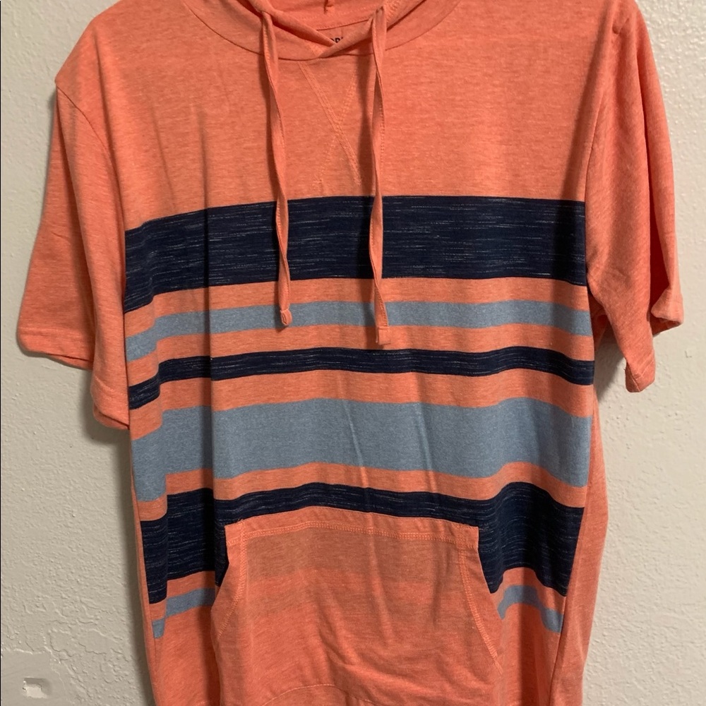 Men’s Outdoor Short Sleeve Hoodie t-shirt